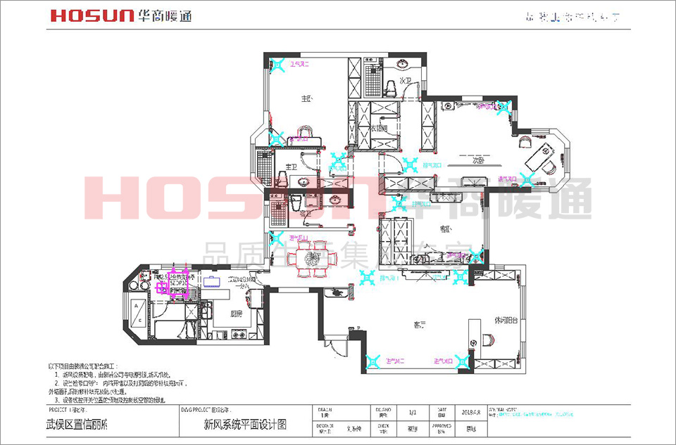 置信麗府風(fēng)系統(tǒng)安裝