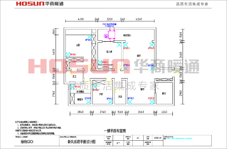 綠地GIC新風(fēng)系統(tǒng)安裝